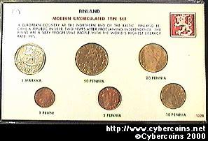 Finland, 1966, Unc type set, not a ...
